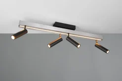 TRIO 4-flg LED Ausziehdeckenlampe Zeno