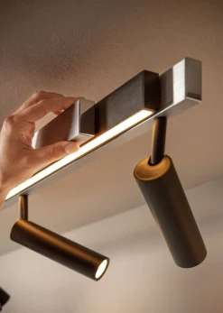 TRIO 4-flg LED Ausziehdeckenlampe Zeno