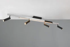 TRIO 4-flg LED Ausziehdeckenlampe Zeno