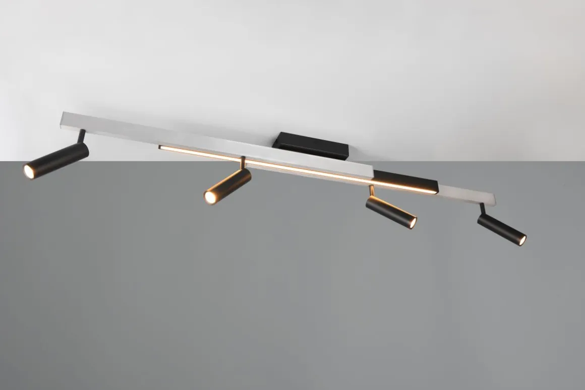 TRIO 4-flg LED Ausziehdeckenlampe Zeno