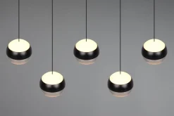 TRIO 5-flg LED Pendellampe Orbit-S Nickel