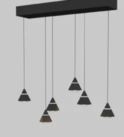 TRIO 6-flg LED Pendellampe Romeo