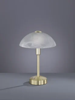 TRIO 1-flg LED Tischleuchte Donna Messing