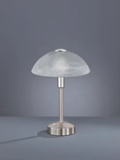 TRIO 1-flg LED Tischleuchte Donna Nickel