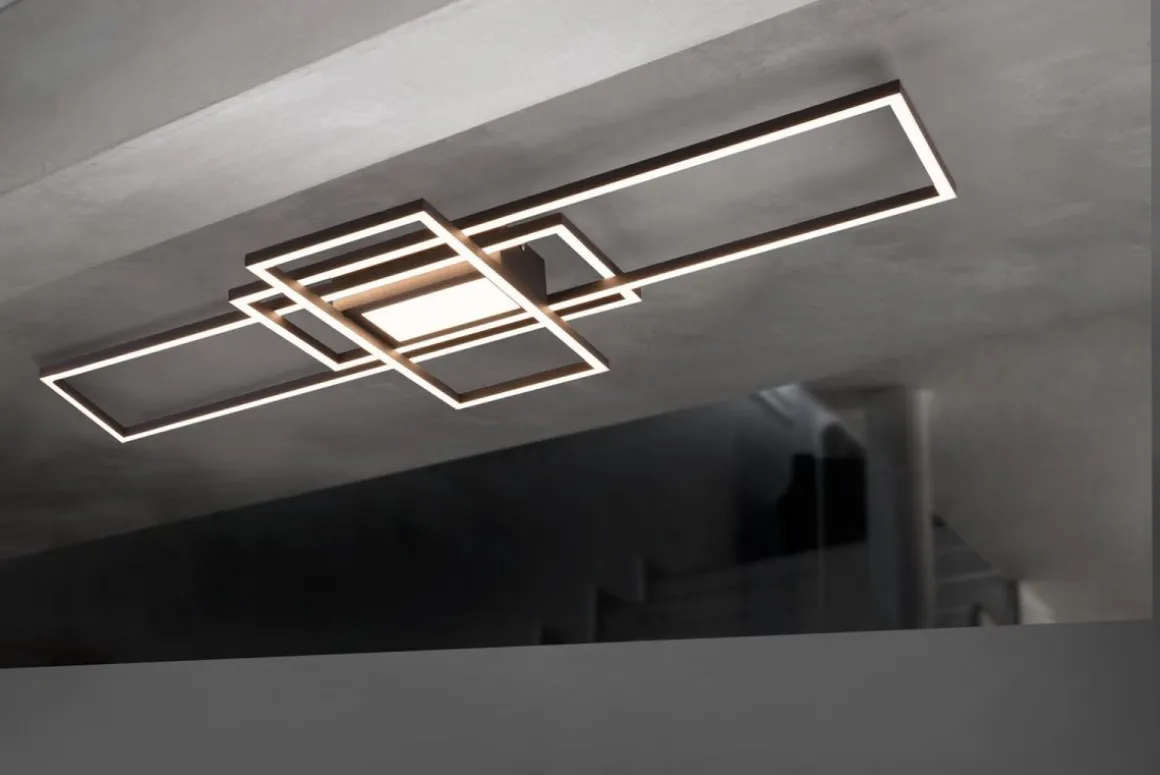 TRIO LED Deckenleuchte Irvine Anthrazit