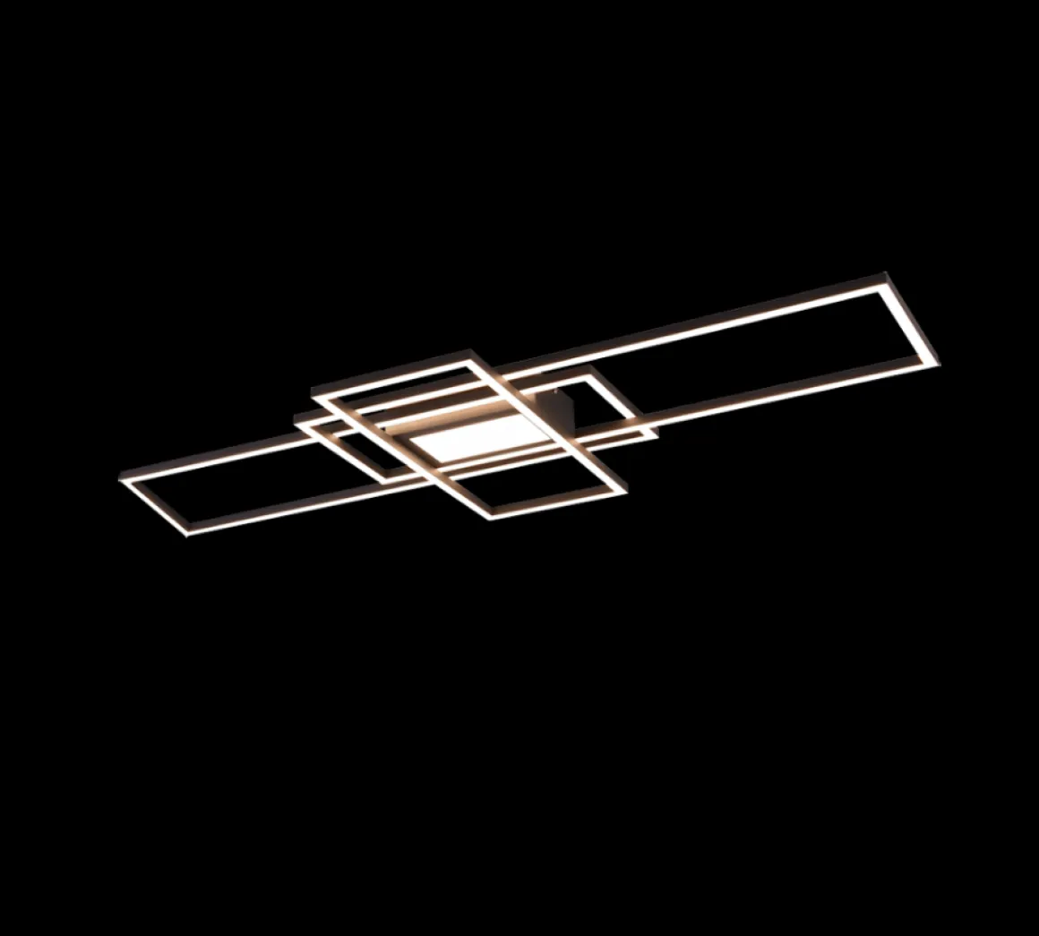 TRIO LED Deckenleuchte Irvine Anthrazit