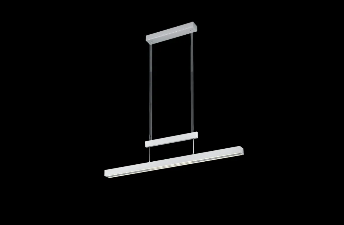 TRIO LED Pendelleuchte Trajan Nickel