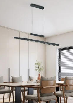 TRIO LED Pendelleuchte Trajan Schwarz