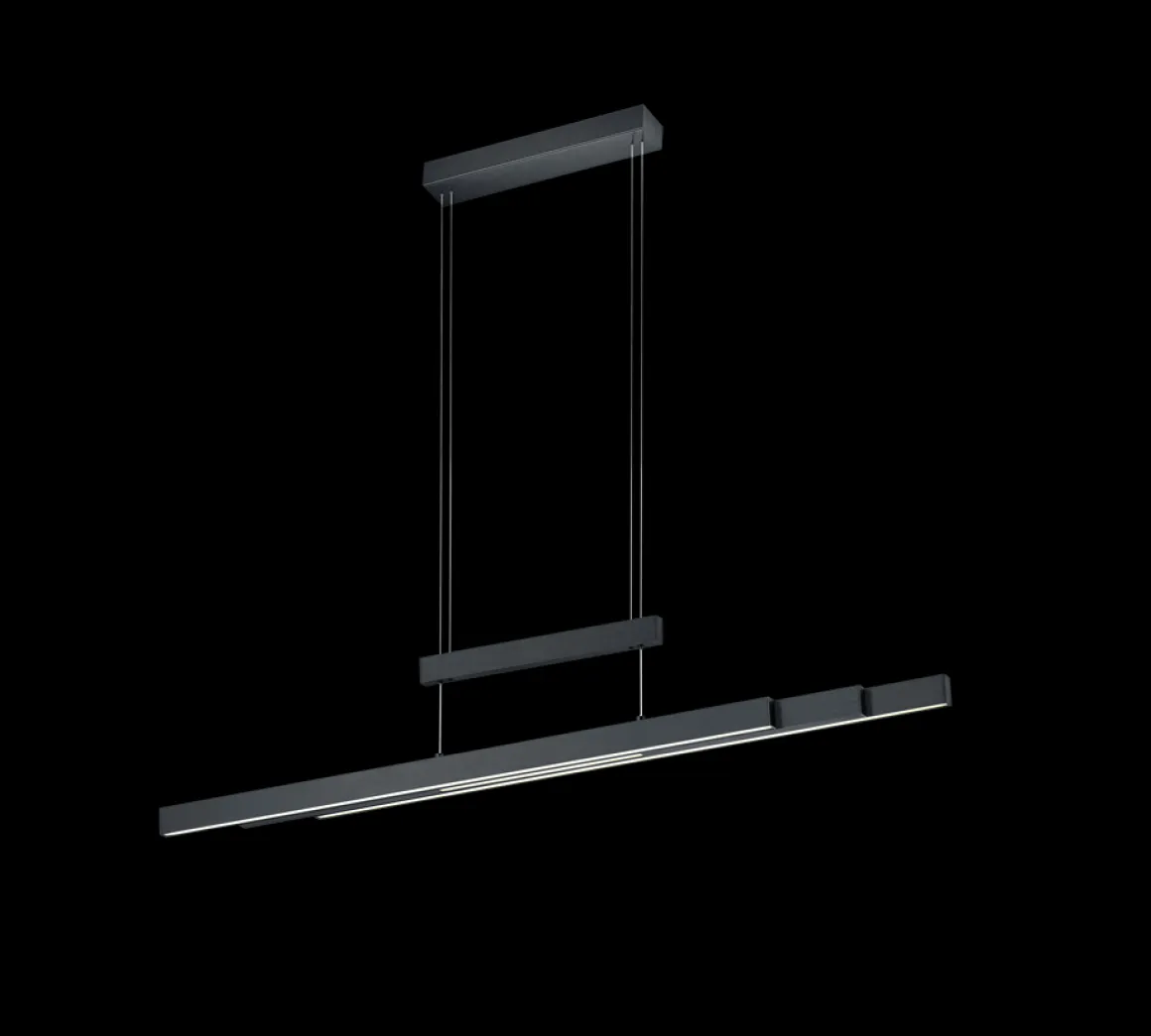 TRIO LED Pendelleuchte Trajan Schwarz