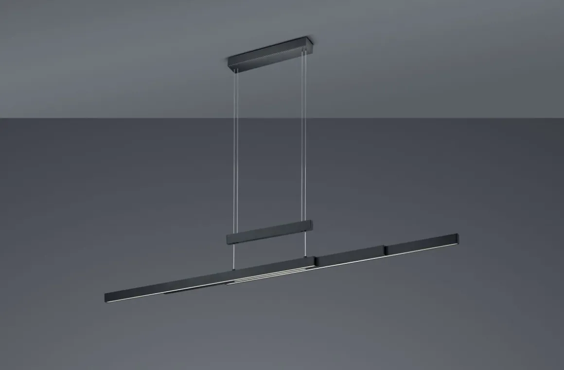TRIO LED Pendelleuchte Trajan Schwarz