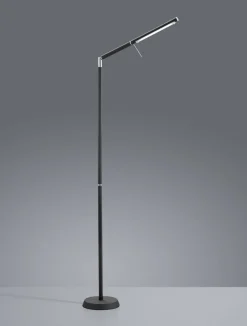 TRIO LED Stehleuchte Filigran Schwarz
