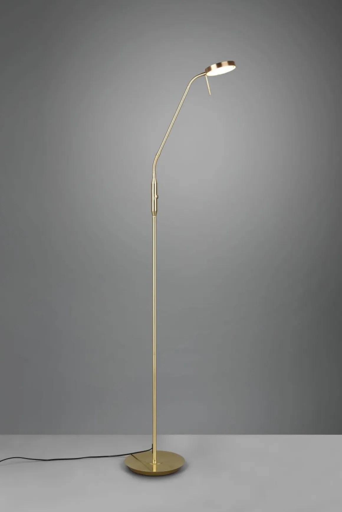 TRIO LED Stehleuchte Monza Messing