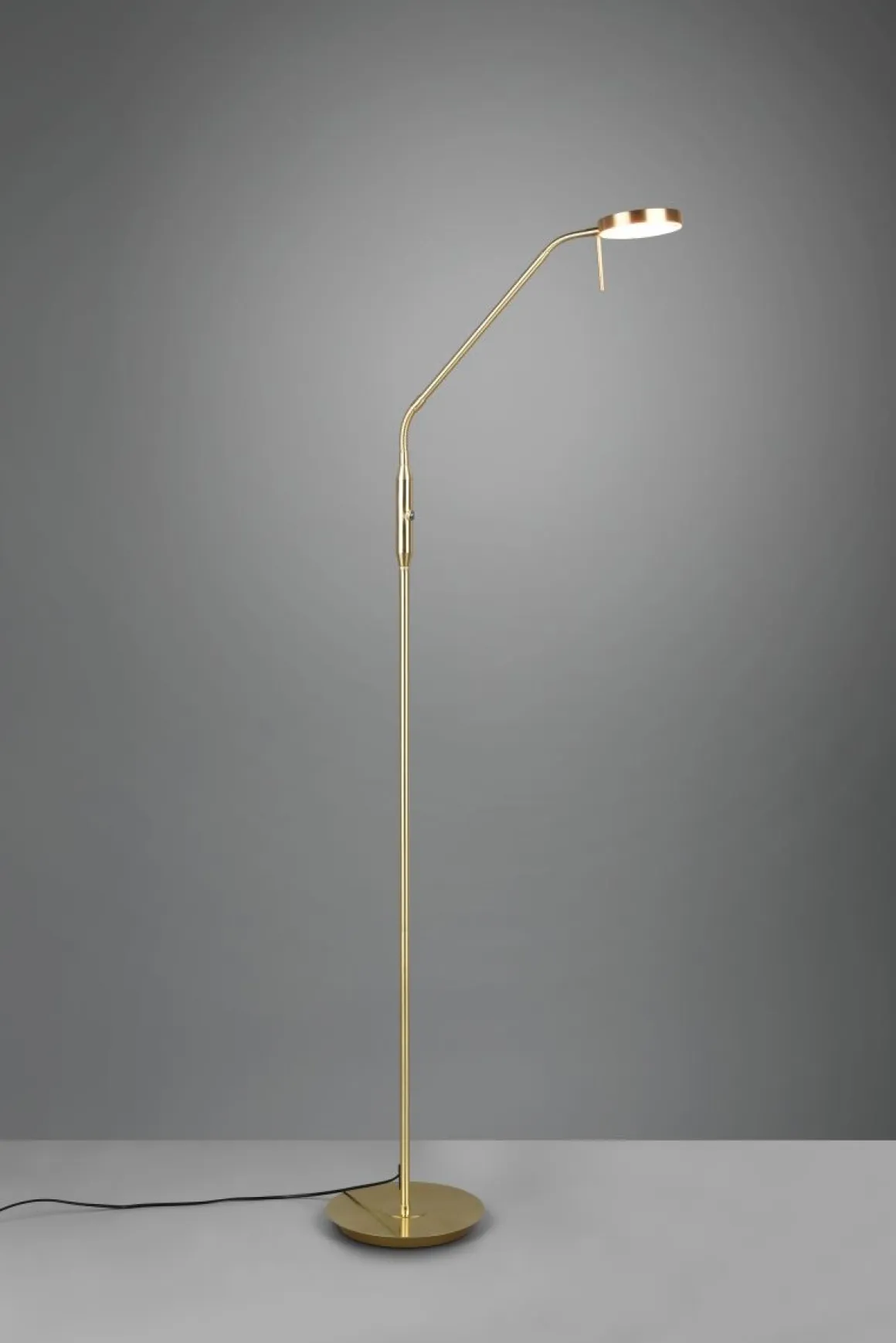 TRIO LED Stehleuchte Monza Messing