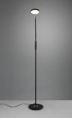 TRIO LED Stehleuchte Monza Schwarz