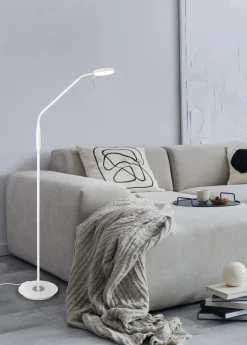 TRIO LED Stehleuchte Monza Weiß