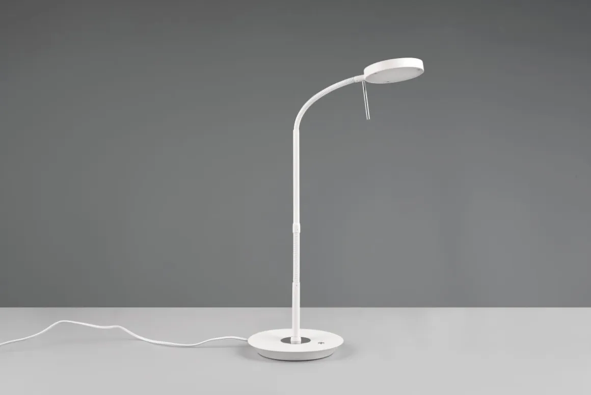 TRIO LED Tischlampe Monza Weiß