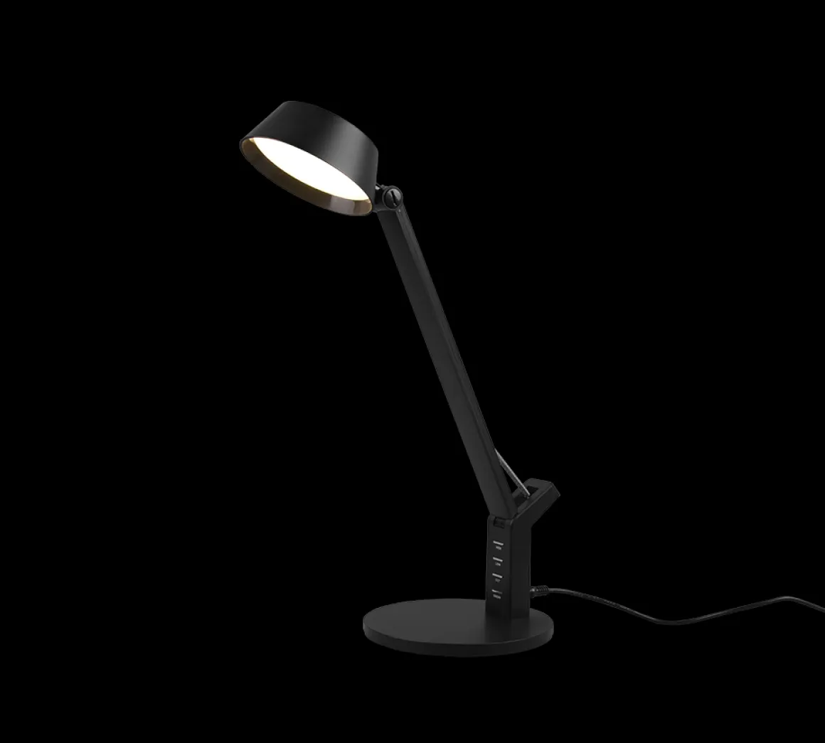 TRIO LED Tischleuchte Ava Schwarz