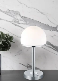 TRIO LED Tischleuchte Berlin Silber