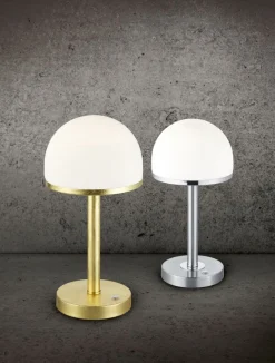 TRIO LED Tischleuchte Berlin Silber