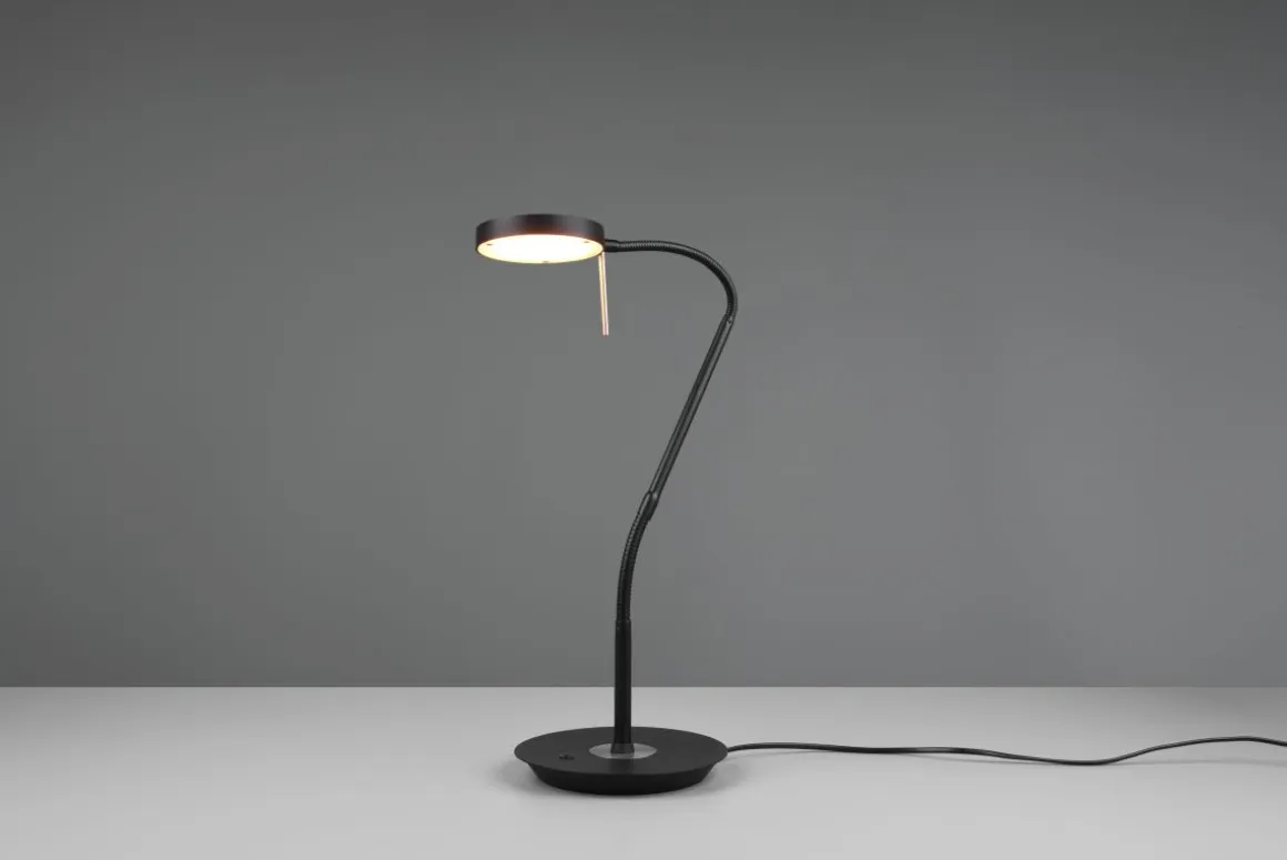 TRIO LED Tischleuchte Monza Schwarz