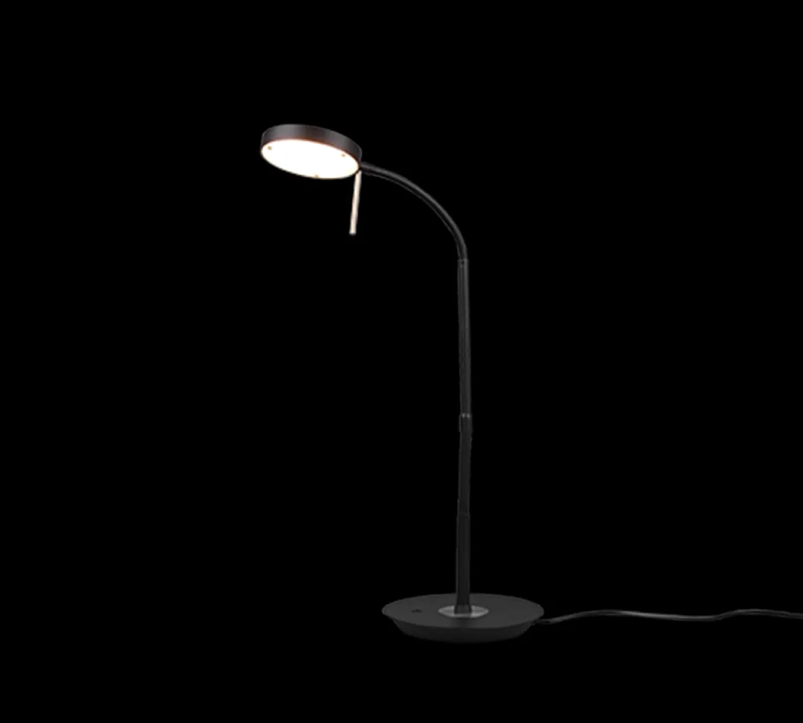 TRIO LED Tischleuchte Monza Schwarz