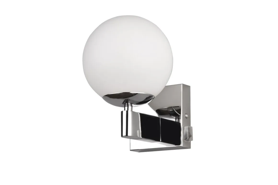 TRIO LED Wandlampe Kula Chrom