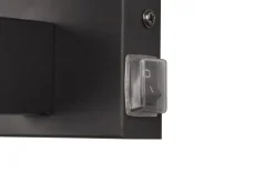TRIO LED Wandlampe Kula Schwarz