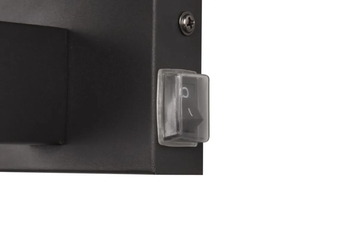 TRIO LED Wandlampe Kula Schwarz