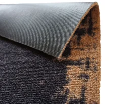 Türmatte Miabella Uni Bordüre dunkelgrau 50x70
