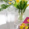 Vase Riffel Glas L