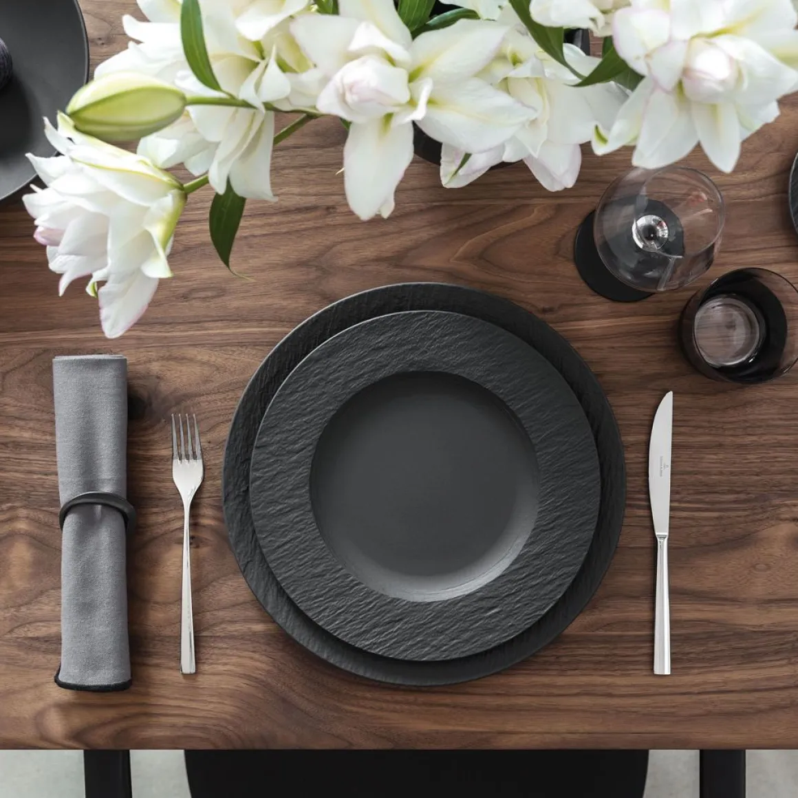 Villeroy & Boch Multifunktionsteller Manufacture Rock Black
