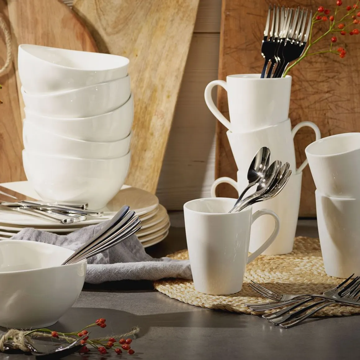 Villeroy & Boch 30-tlg Besteck-Set Voice Basic