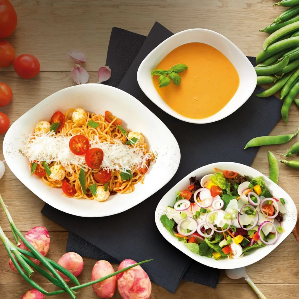 Villeroy & Boch 6-tlg Schalen Trio Vapiano