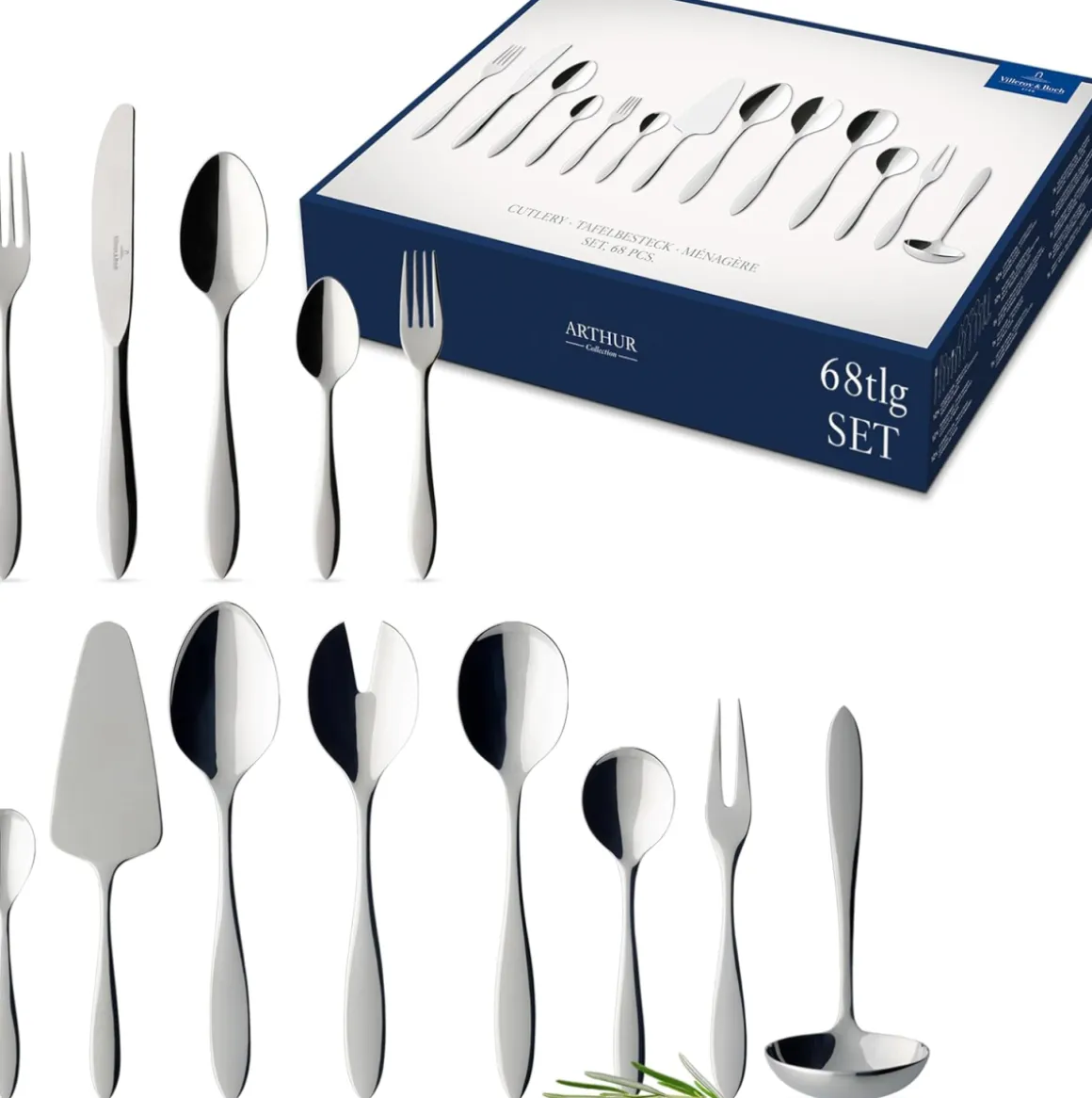 Villeroy & Boch 68-tlg Tafelbesteck Arthur