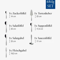 Villeroy & Boch 68-tlg Tafelbesteck Arthur