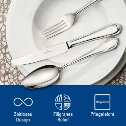 Villeroy & Boch 24-tlg Tafelbesteck Mademoiselle