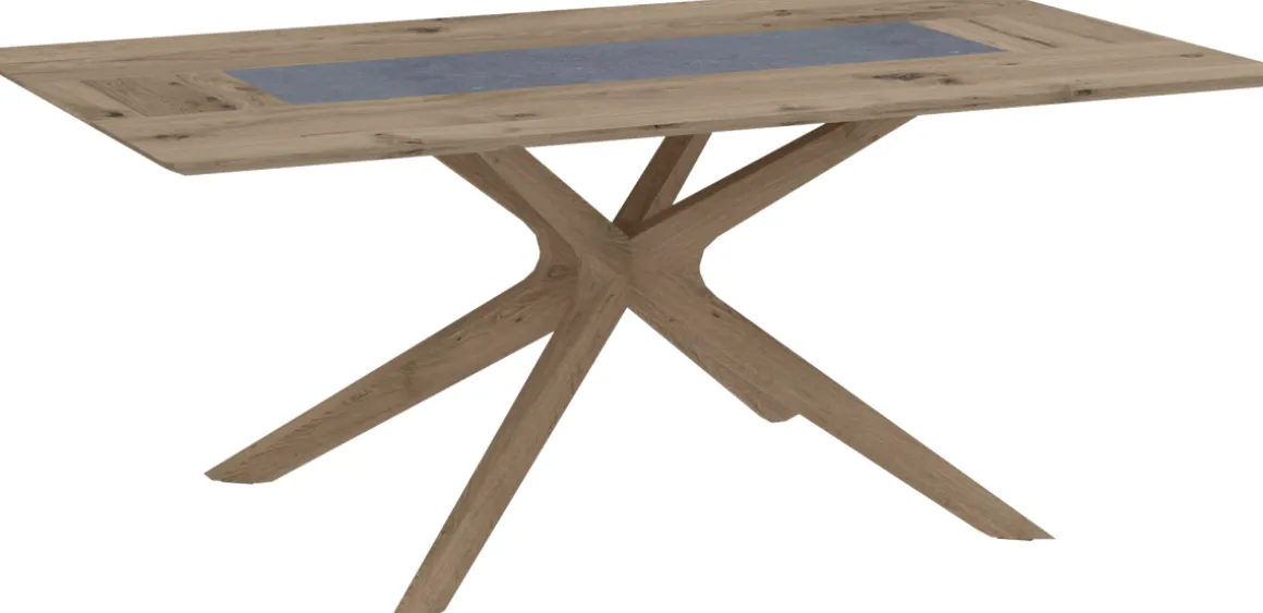 Voglauer Esstisch Valpin mit Steineinlage 100 x 200