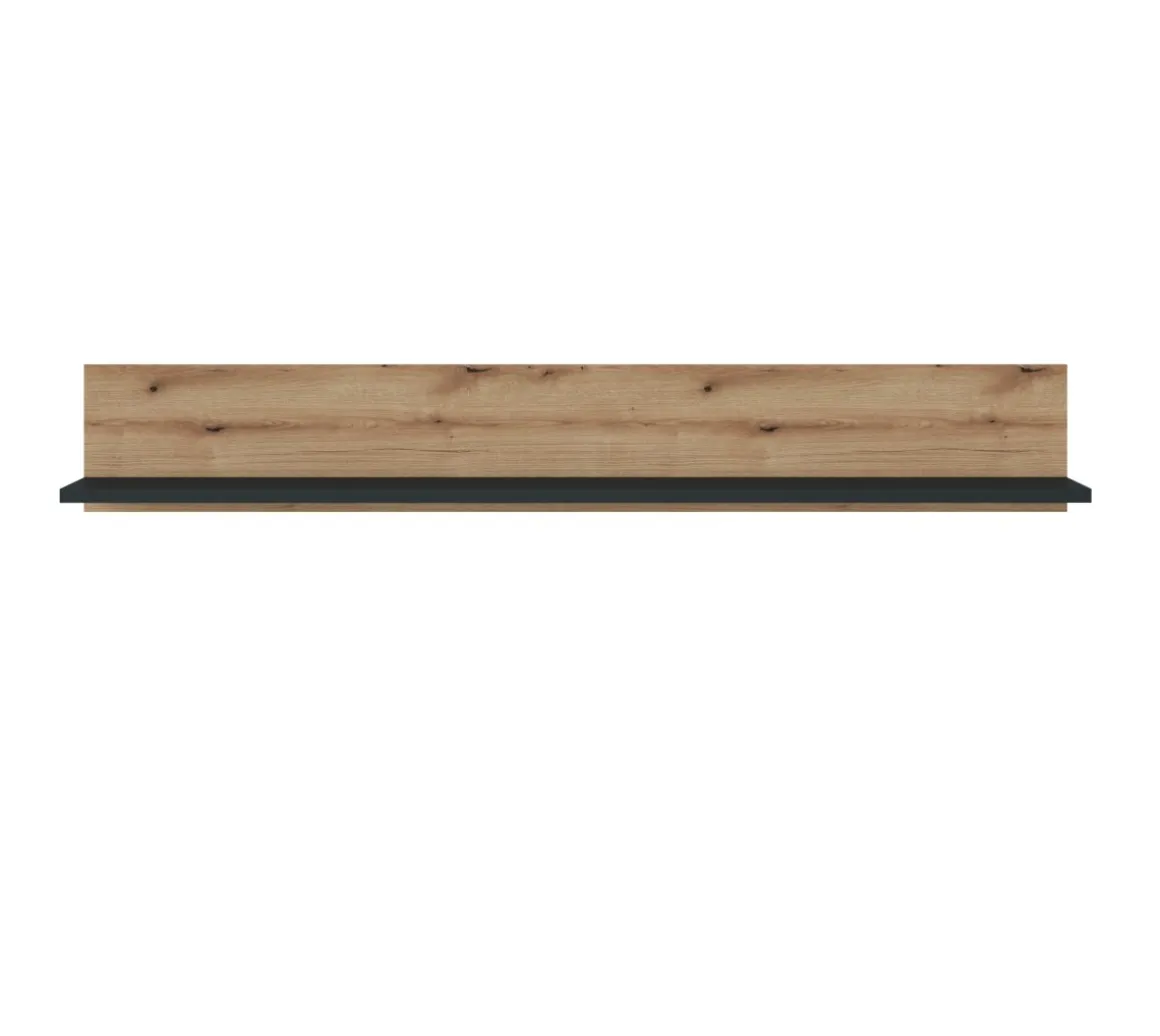 Wandboard Corte Eiche Grau