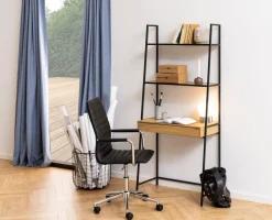 Wandregal Seaford mit Schubkasten Eiche 77 x 175 cm