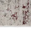 Webteppich Antea rot-creme Vintage 160 x 230 cm