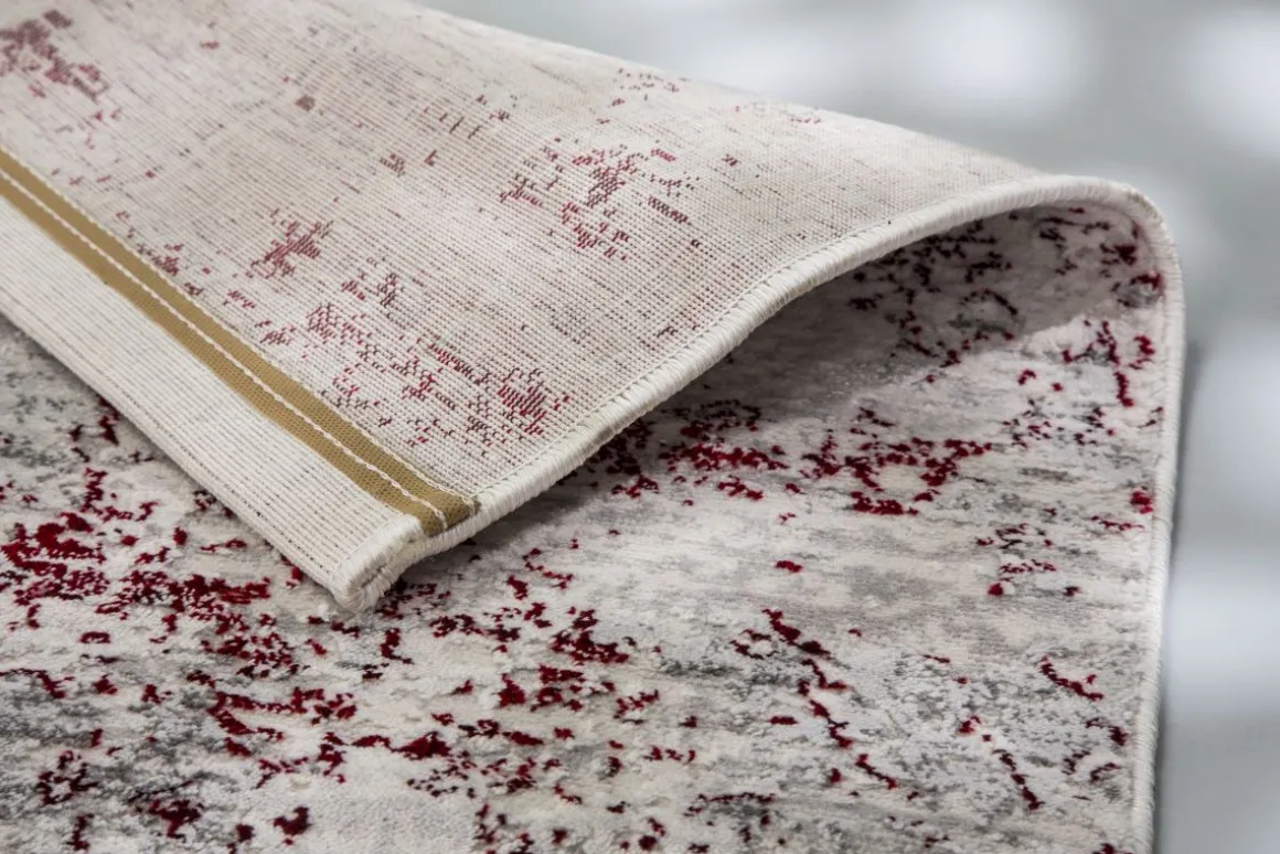 Webteppich Antea rot-creme Vintage 160 x 230 cm