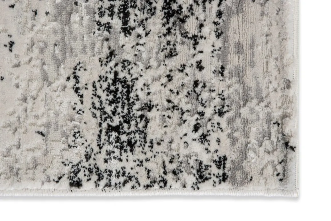 Webteppich Antea Schwarz-Beige 160 x 230 cm