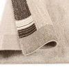 Webteppich Castle Stripe Beige-Braun 65 x 130 cm