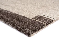 Webteppich Castle Stripe Beige-Braun 65 x 130 cm