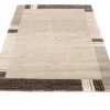 Webteppich Castle Stripe Beige Braun 160 x 230 cm