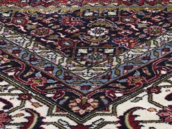 Webteppich Cem Bidjar Creme-Rot 80 x 150 cm