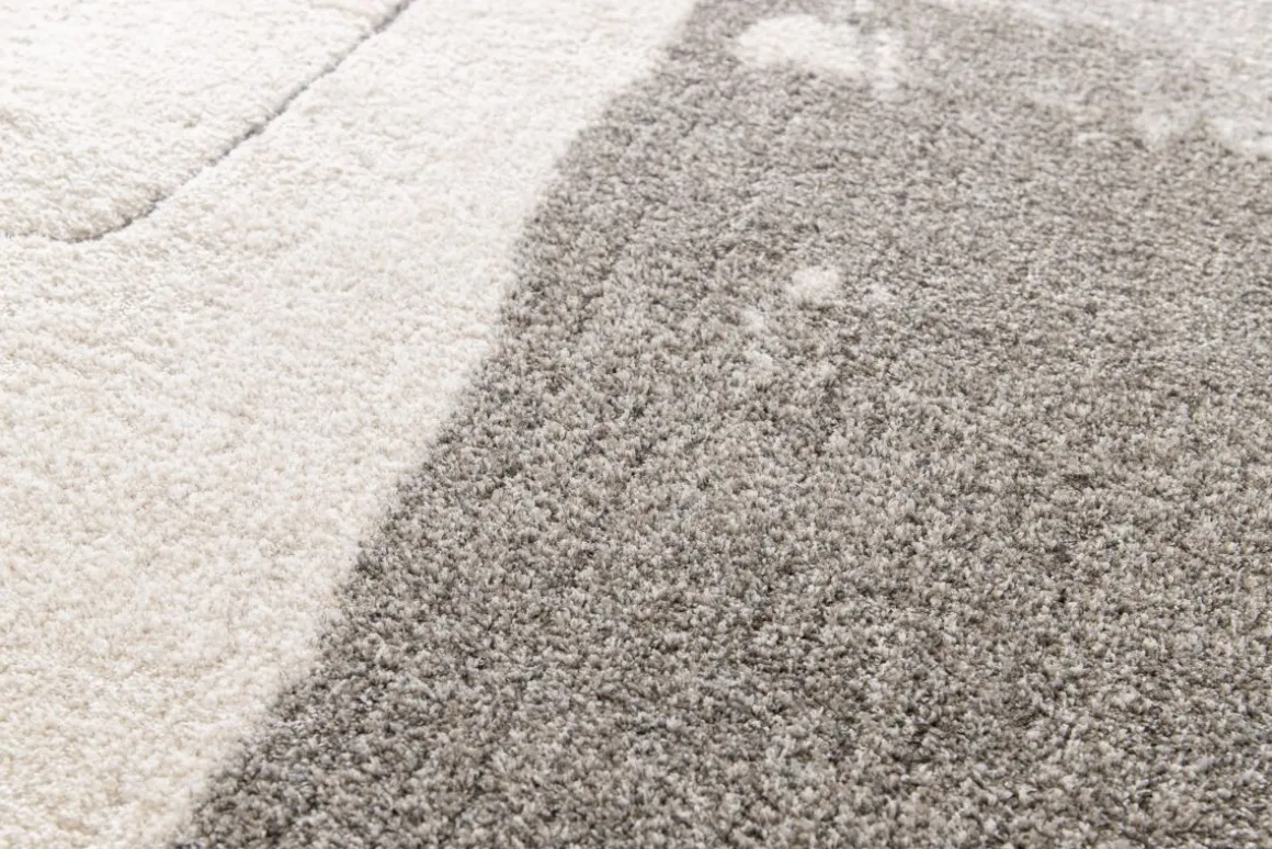 Webteppich Dune Grau Beige Braun 80 x 150 cm