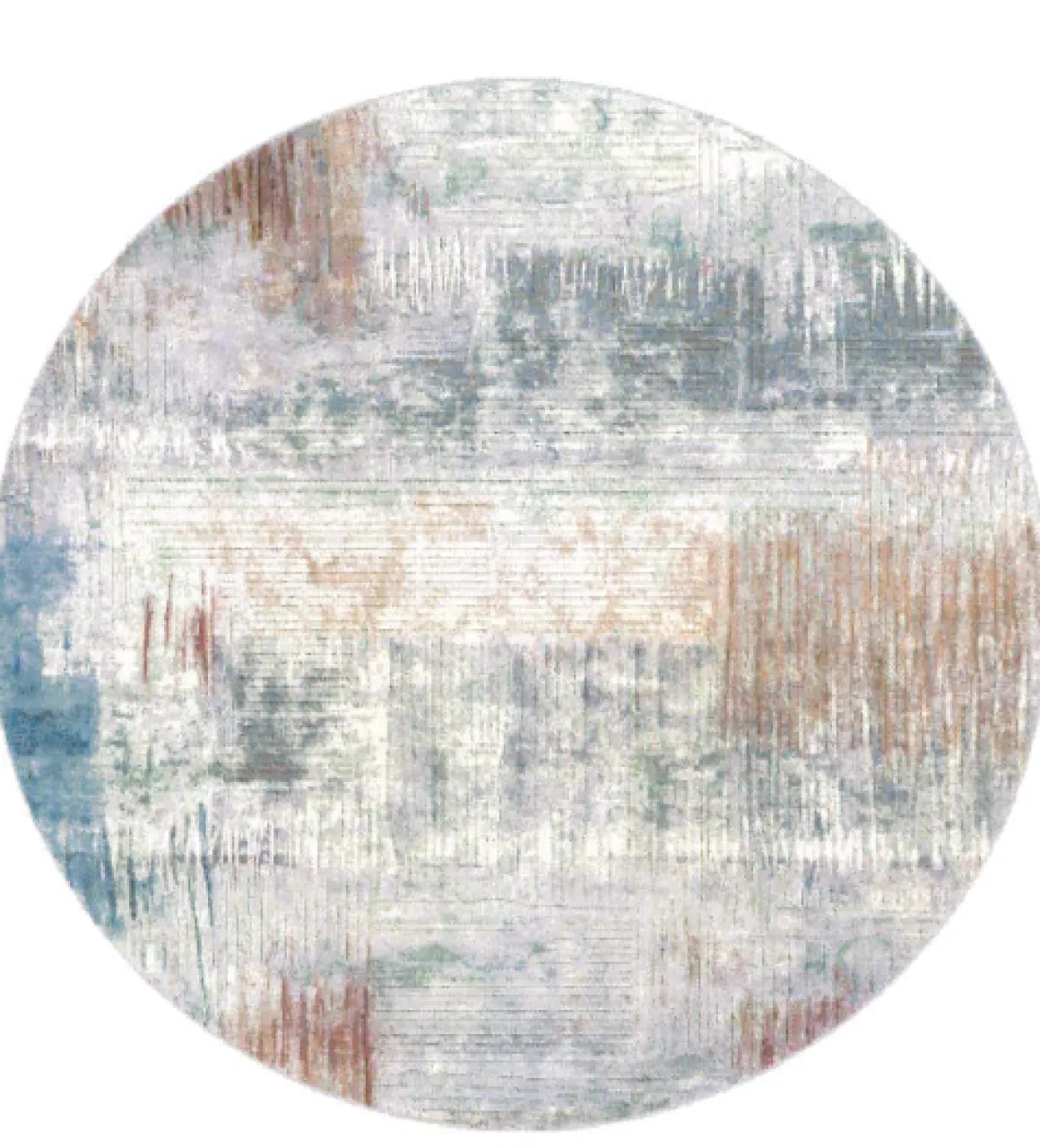 Webteppich Exellenza blau-weiß-grau 160 cm