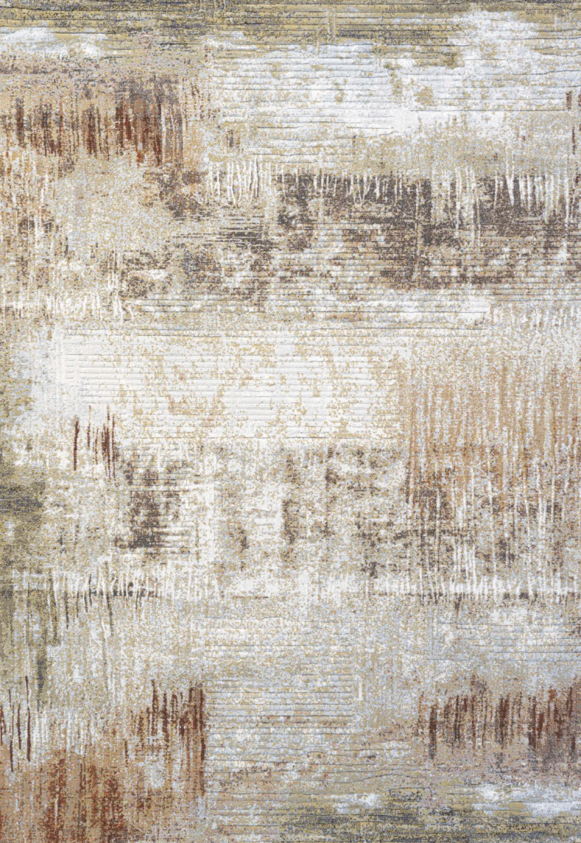 Webteppich Exellenza Grau-Braun 80 x 150 cm
