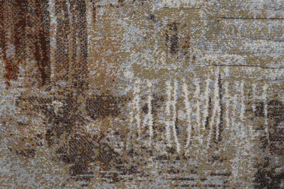 Webteppich Exellenza Grau-Braun 80 x 150 cm